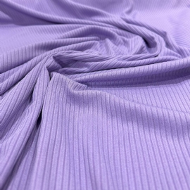 MALHA CANELADA LISA LILAS
