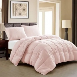 EDREDOM ROZAC PLUMAGEM ROSA