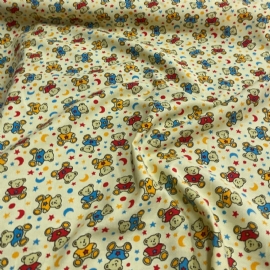 TECIDO FLANELA FUSTAO ESTAMPADA 80CM DE LARGURA