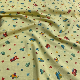 TECIDO FLANELA FUSTAO ESTAMPADA 80CM DE LARGURA