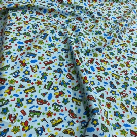 TECIDO FLANELA FUSTAO ESTAMPADA 80CM DE LARGURA