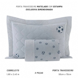 COBRELEITO SOLTEIRO 200 FIOS KACYUMARA VIDA BELA 02 PECAS FOOTBALL