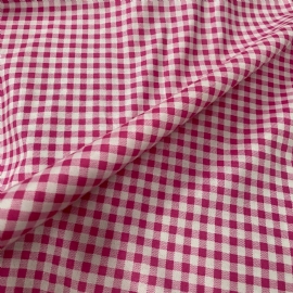TECIDO CHITAO XADREZ ROSA CLARO 100 POLIESTER
