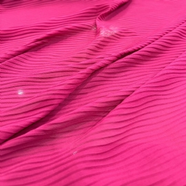 CHIFFON PLISSADO ROSA