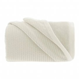 COBERTOR BLANKET SOLLIEVO KACYUMARA OFF  WHITE