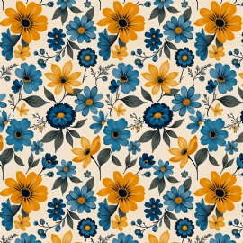 TRICOLINE FLORAL 100 ALGODAO