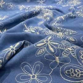 MESCLA JEANS BORDADA