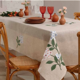 TOALHA DE MESA MEXICO BORDADA