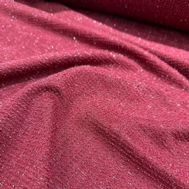 TECIDO TWEED VERMELHO