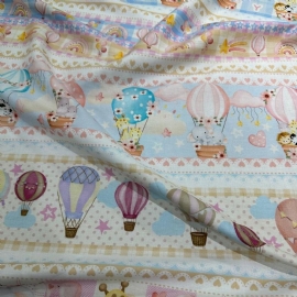 TRICOLINE ESTAMPADA 100 ALGODAO