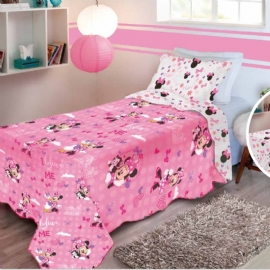 COBRELEITO JOLITTEX INFANTIL MINNIE