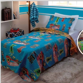 COBRELEITO INFANTIL JOLITTEX HOT WEELS