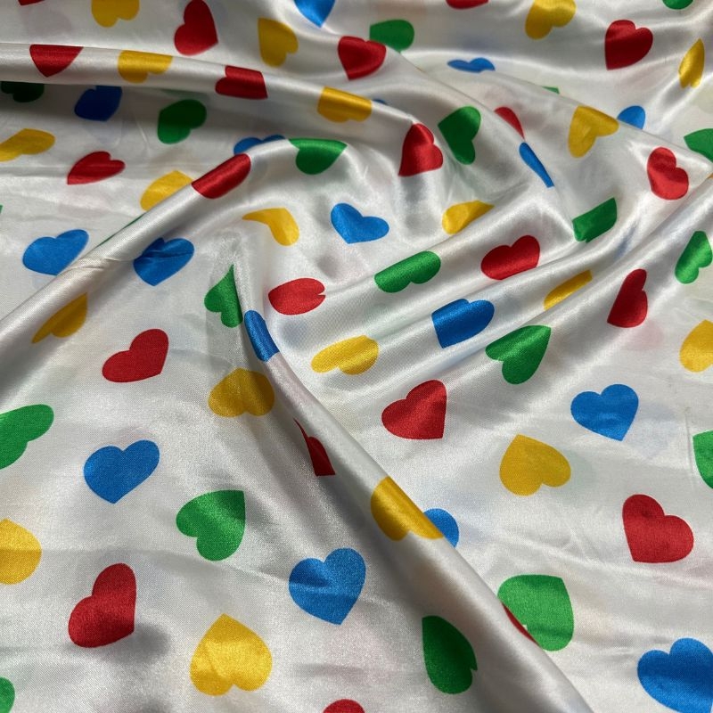  Cetim estampado