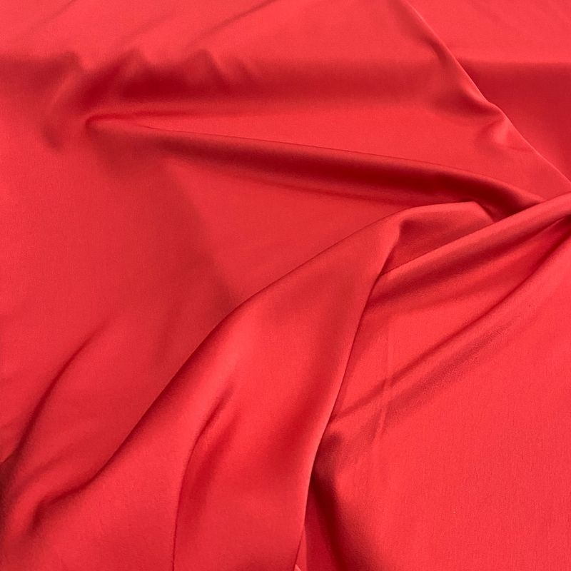 Crepe Satim Vermelho