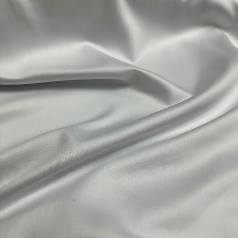 Percal fibra de bambu branco