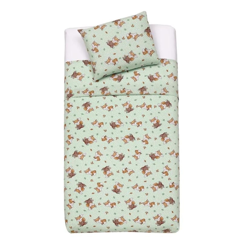 Jogo de bero Dohler Baby Raposa Verde 3 peas