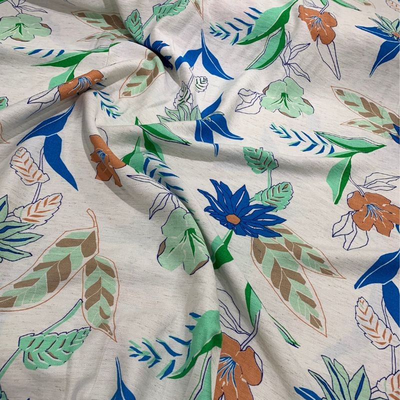 Viscose estampada