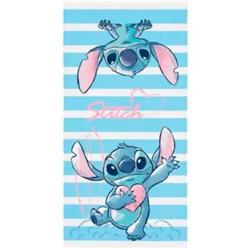 Toalha de banho stitch aveludada