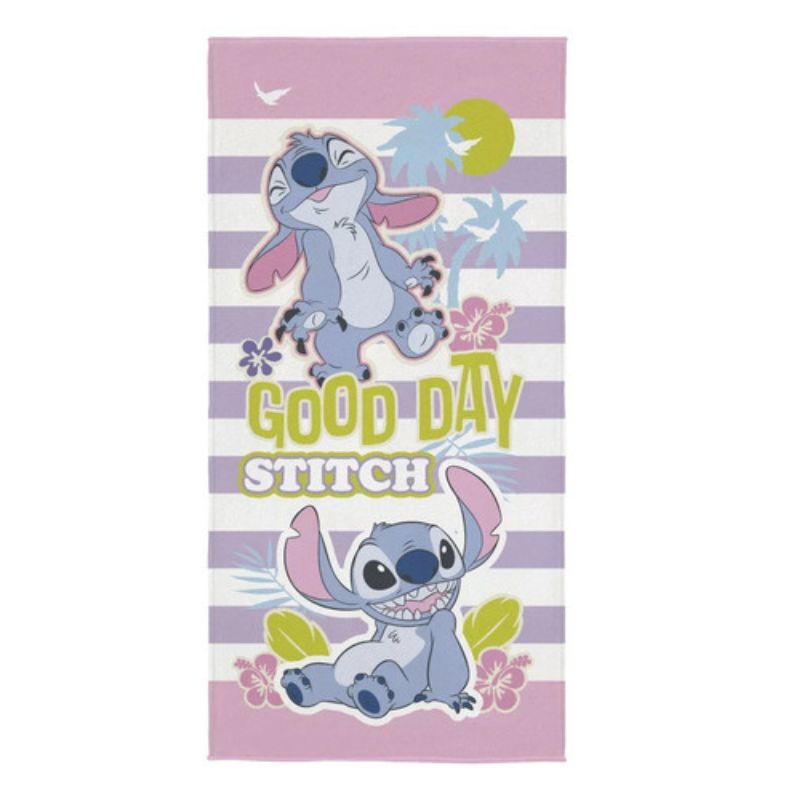 Toalha de banho stitch aveludada