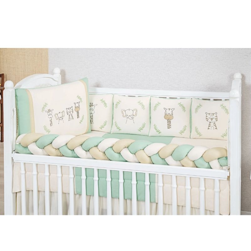 Kit De Bero Amor Bichos Na Selva Verde Menta