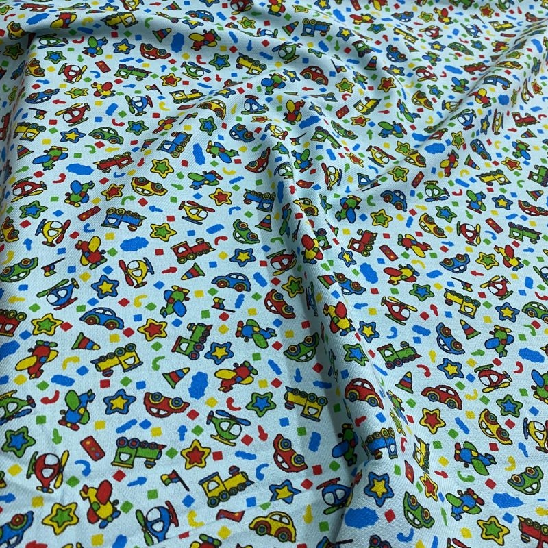 Tecido flanela fusto estampada 80cm de largura 