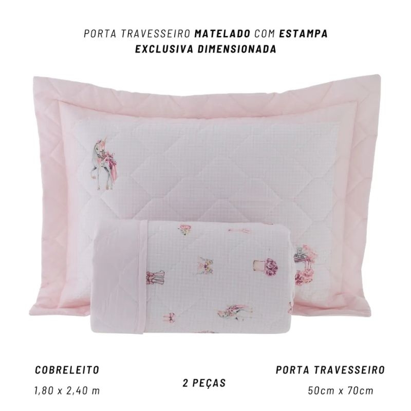Cobreleito Solteiro 200 Fios Kacyumara Vida Bela 02 Peas Chloe