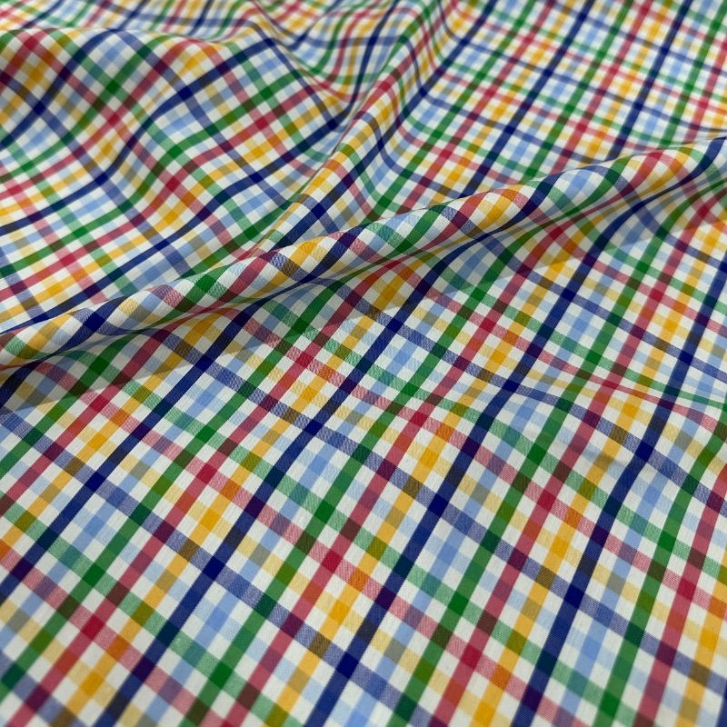 Tricoline Estampada Xadrez 100% algodo