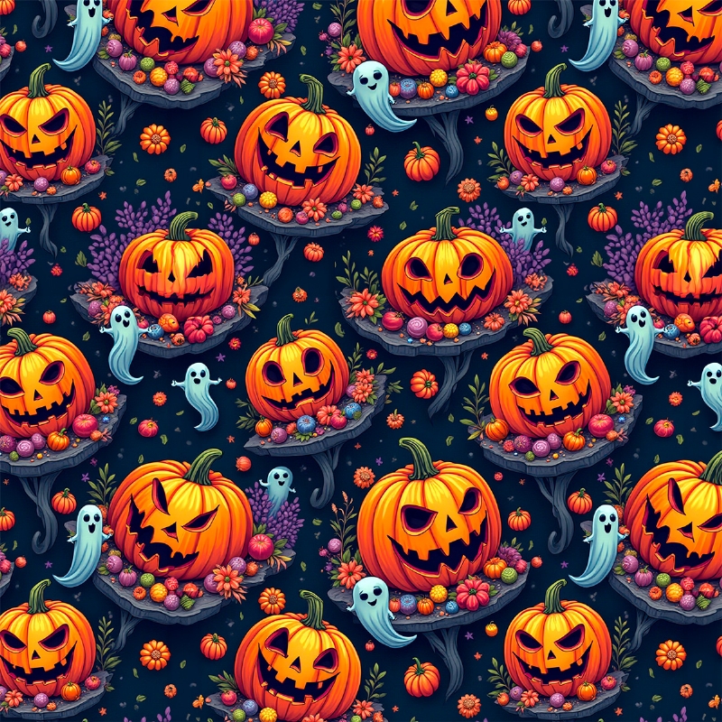 Tricoline Halloween Assustador 100% algodo