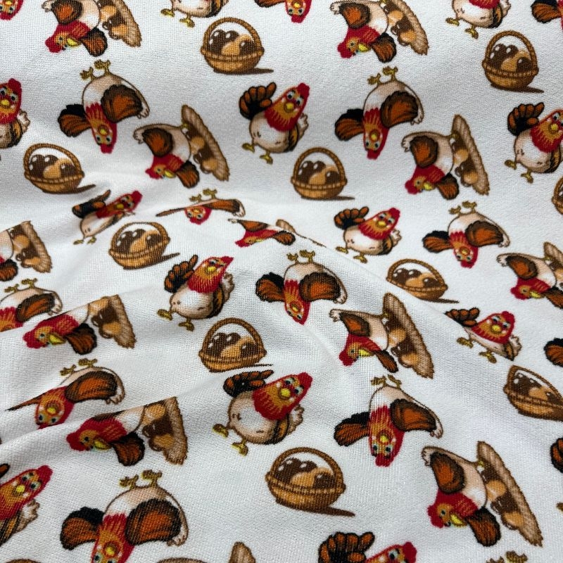 Felpudo Estampado Galinhas