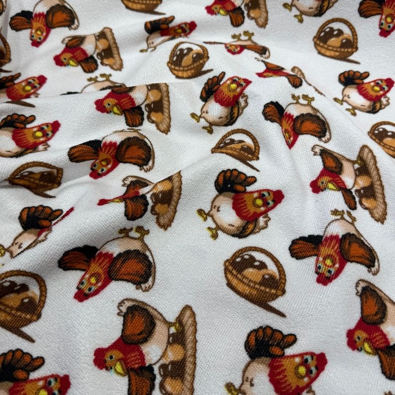 Felpudo Estampado Galinhas