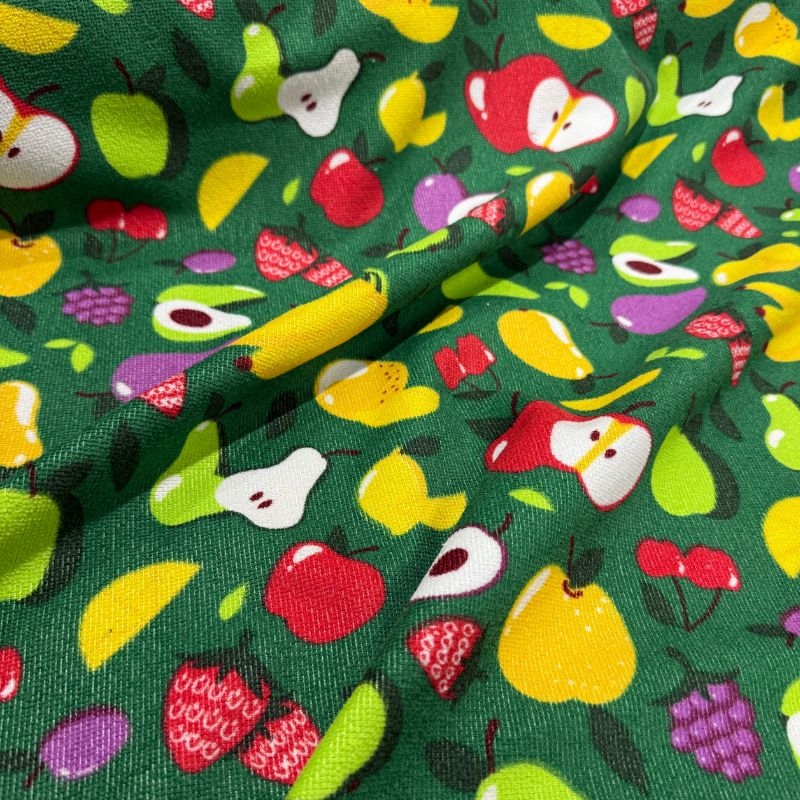 Felpudo Estampado Frutas Verde