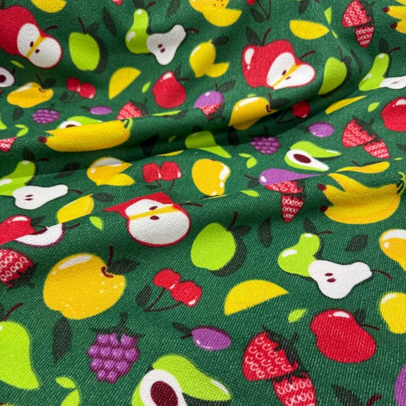 Felpudo Estampado Frutas Verde