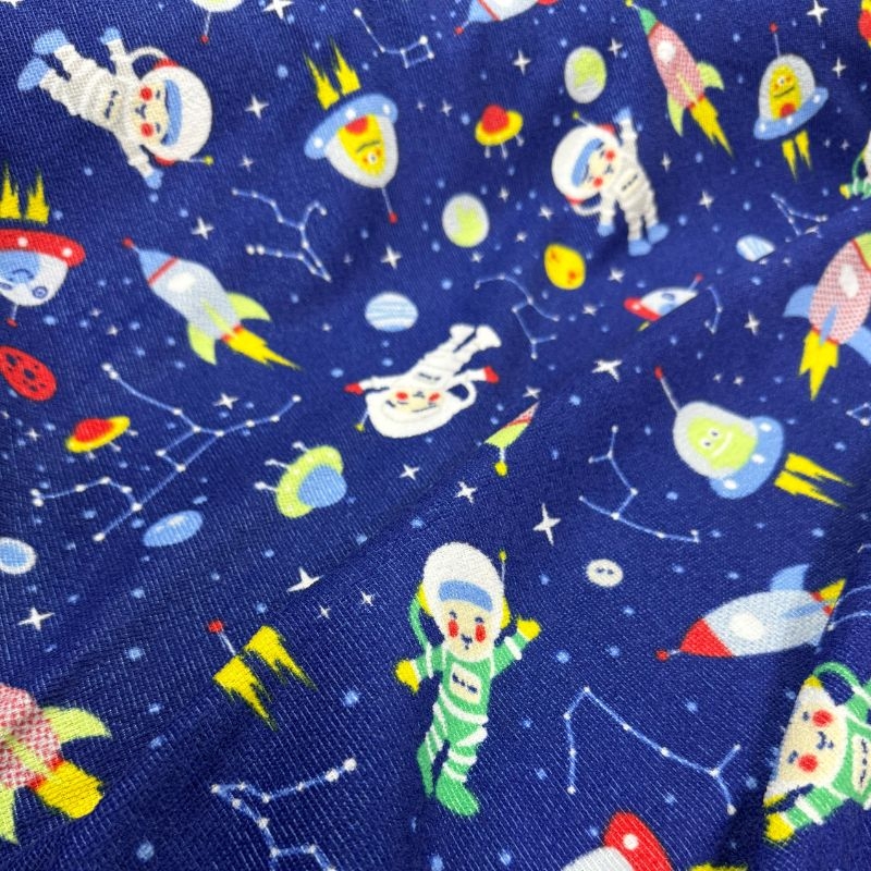 Felpudo Estampado Astronauta Azul