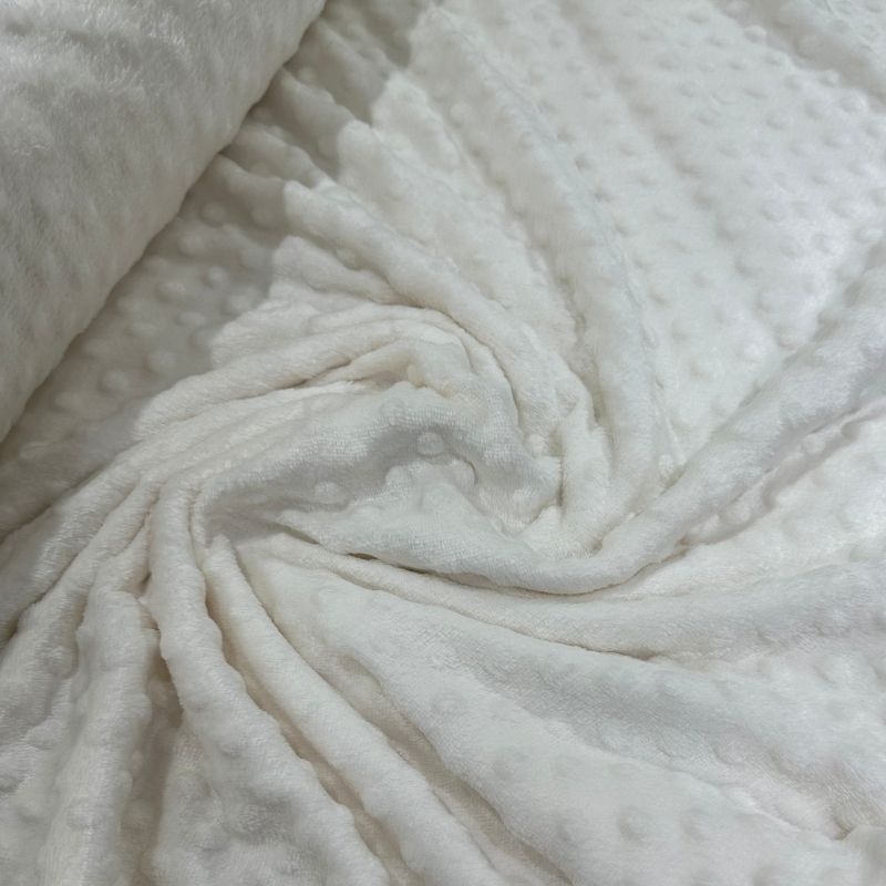  Tecido fleece pipoquinha off
