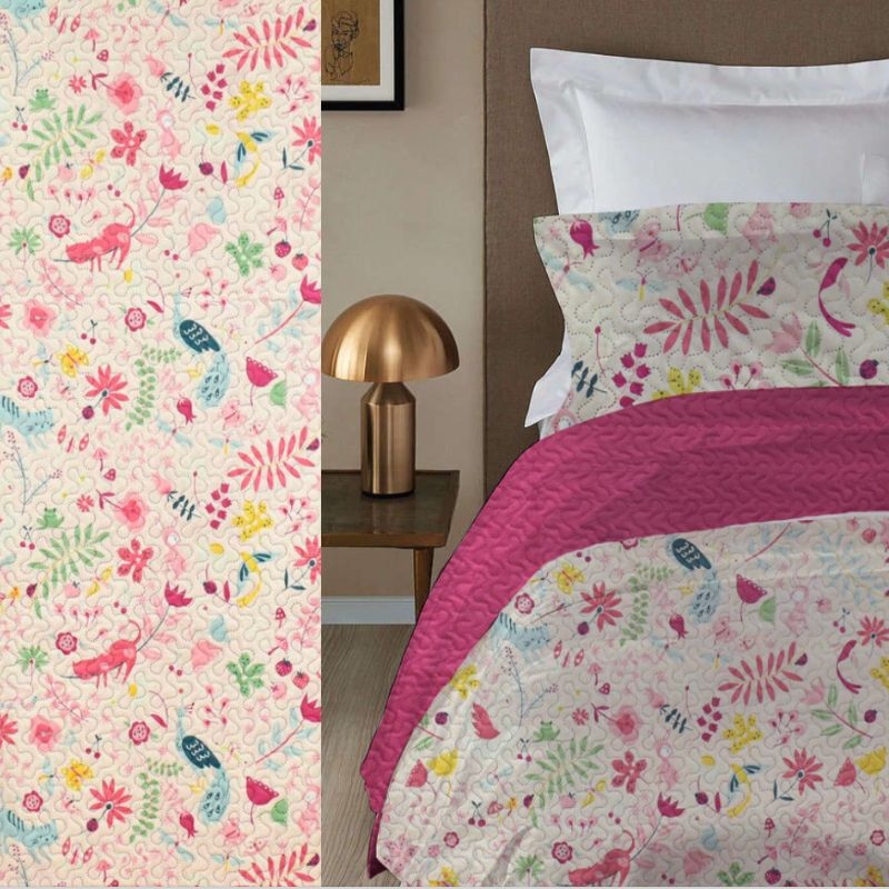 Cobreleito infantil estampado