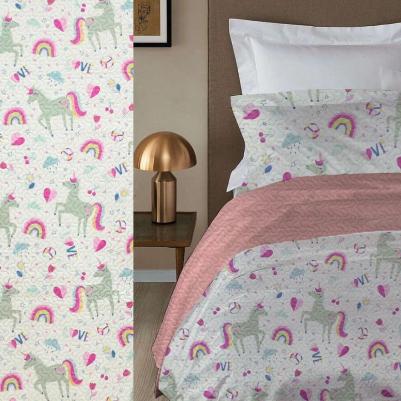 Cobreleito infantil estampado