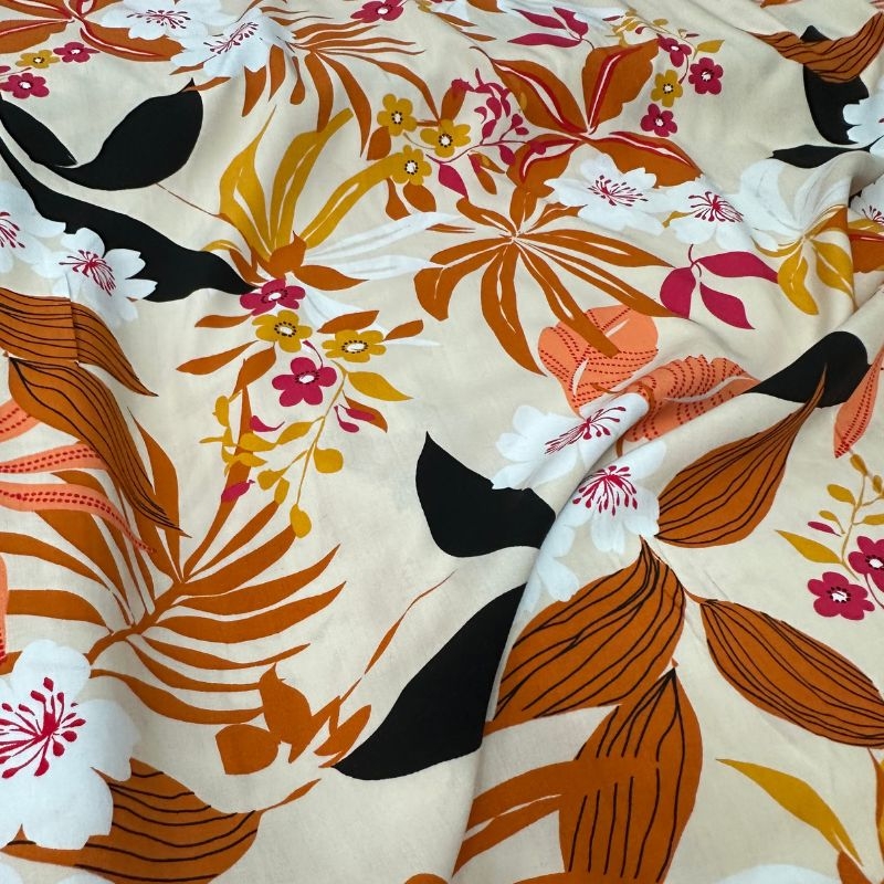 Viscose estampada