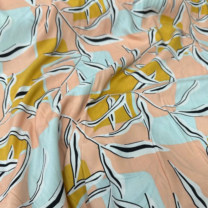 Viscose estampada