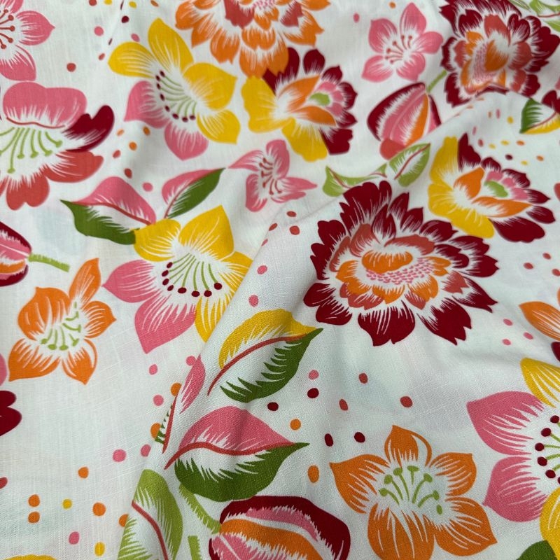  Viscose estampada
