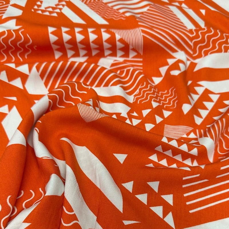 Viscose estampada