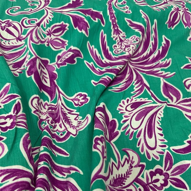  Viscose estampada