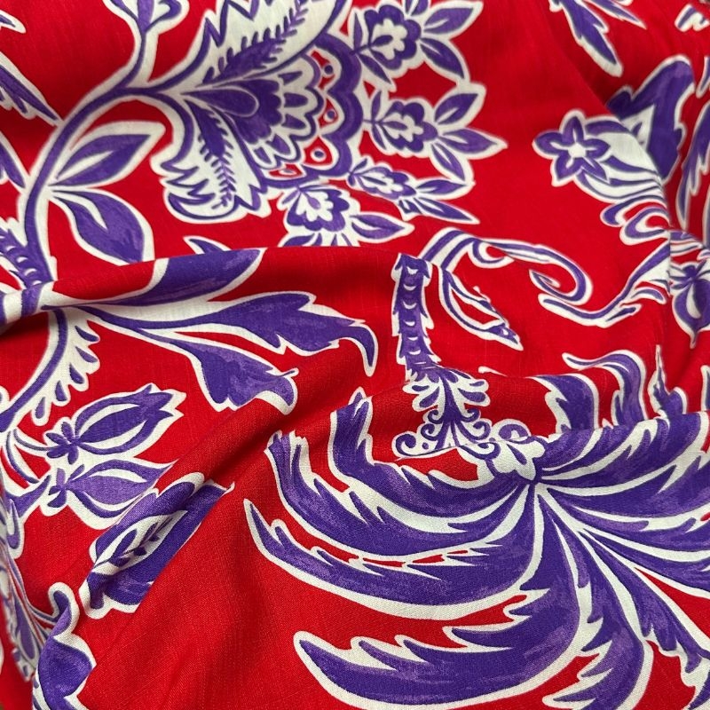 Viscose estampada