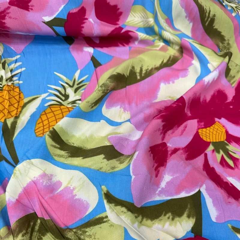 Viscose estampada