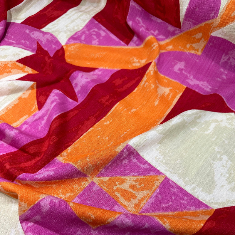 Viscose estampada
