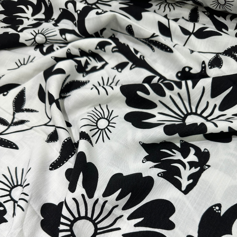 Viscose estampada