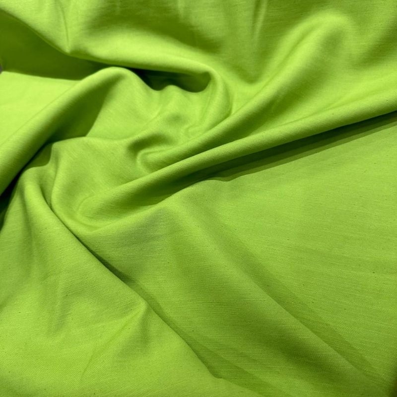 Slub linho verde